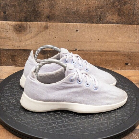 ALLBIRDS WOOL RUNNERS WOMENS ATHLETIC SHOES RUNNING WALKING LIGHT BLUE SIZE 8 - Picture 9 of 9